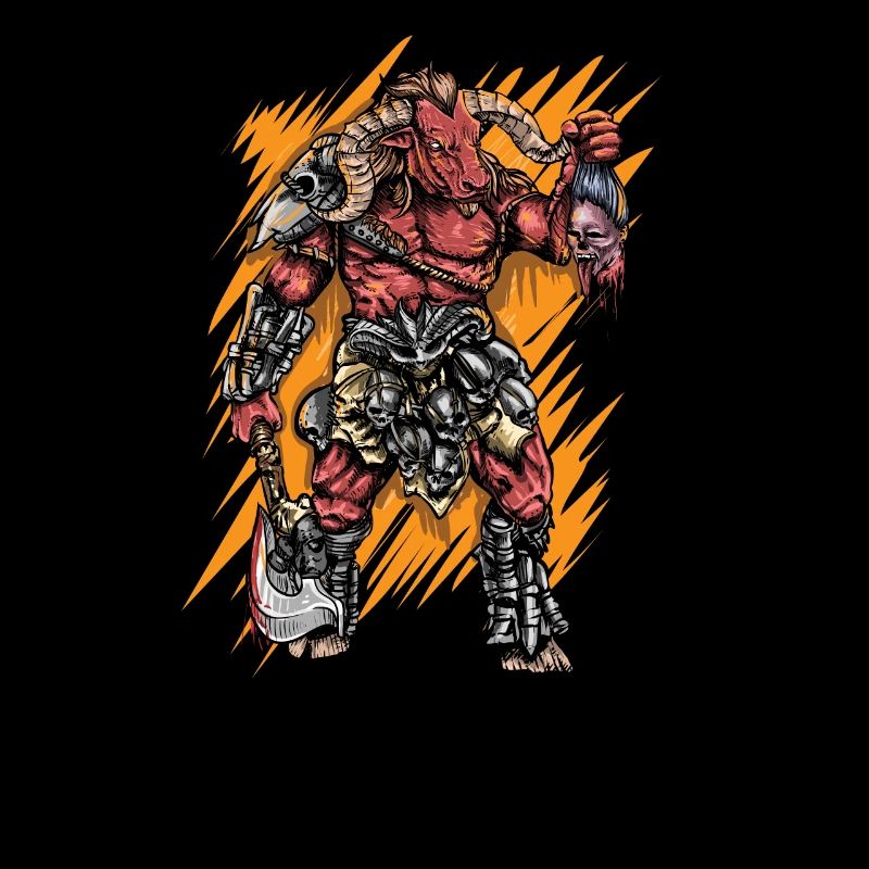 Minotaur I Mythical creature ancient Greece motif