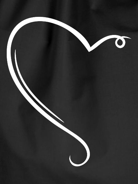 Half Heart White