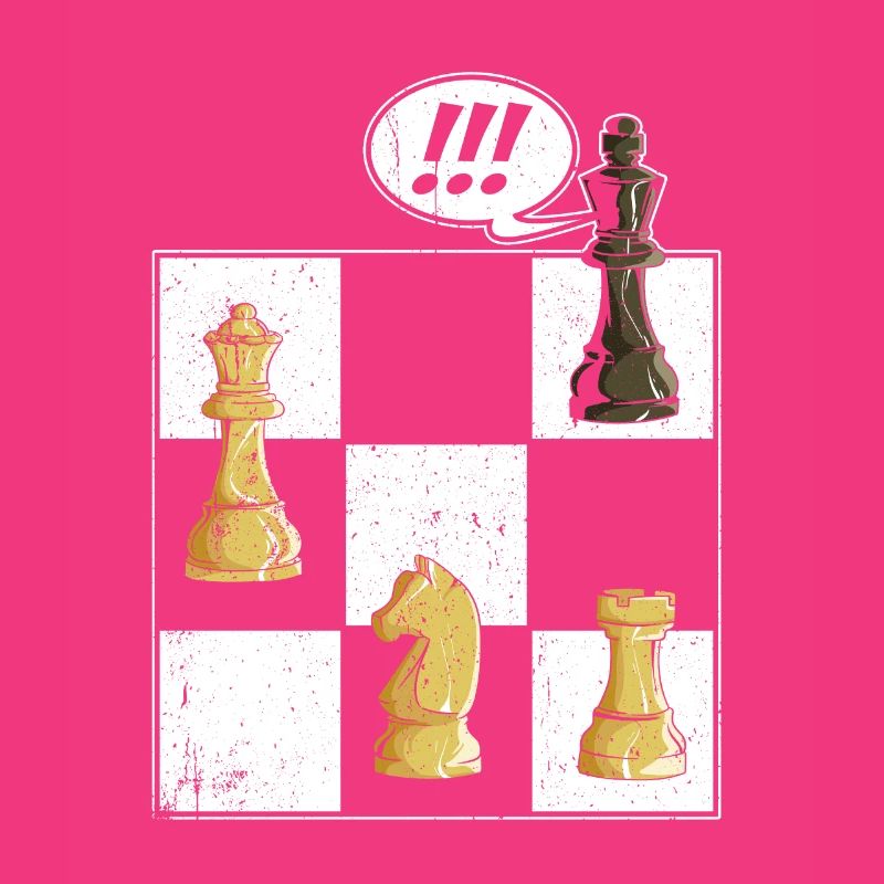 Jeu d’échecs Tshirt Chessboard Checkmate Chess