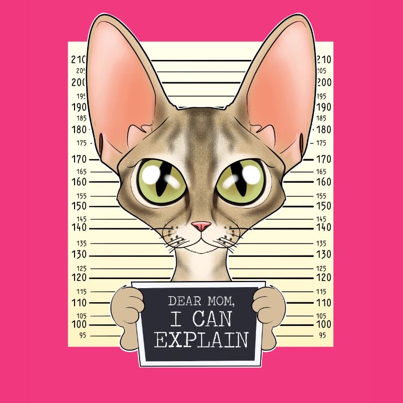 Devon Rex Cat Mom - Chère maman que je peux expliquer