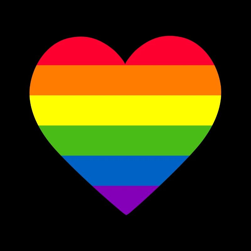 Regenbogen Herz