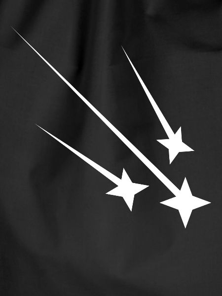 White shooting stars