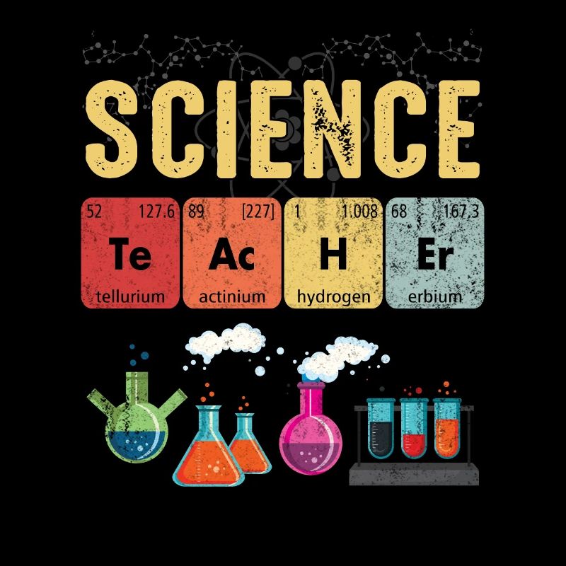 Professeur de sciences Chimiste Physicien Vintage
