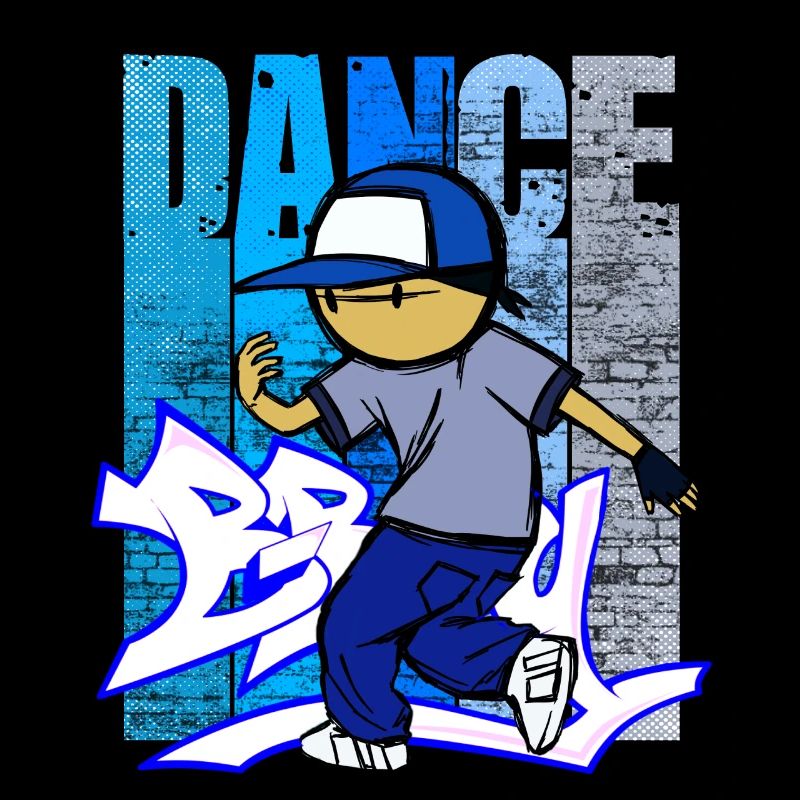 Retro Break dancer