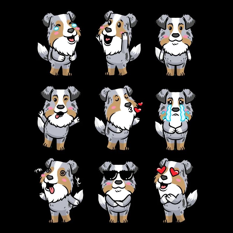 Émotions du chien de berger australien