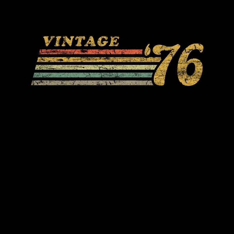 Vintage 1976 70s Retro Style