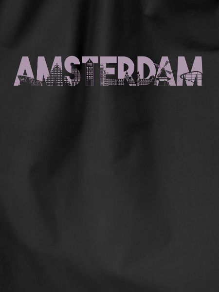 Amsterdam Skyline Silhouette