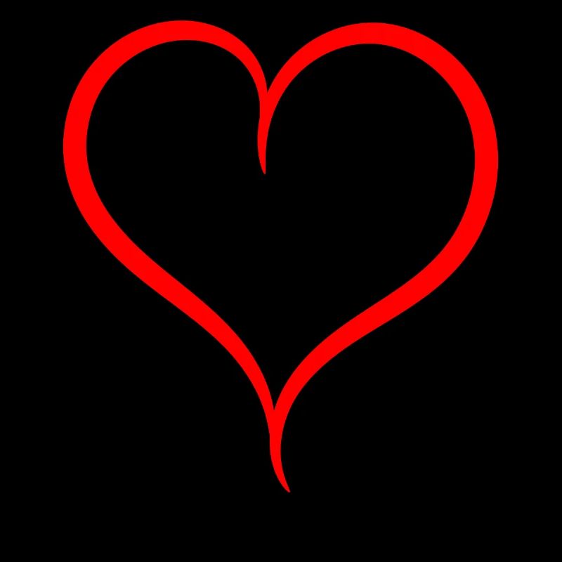 Einfaches Rotes Herz