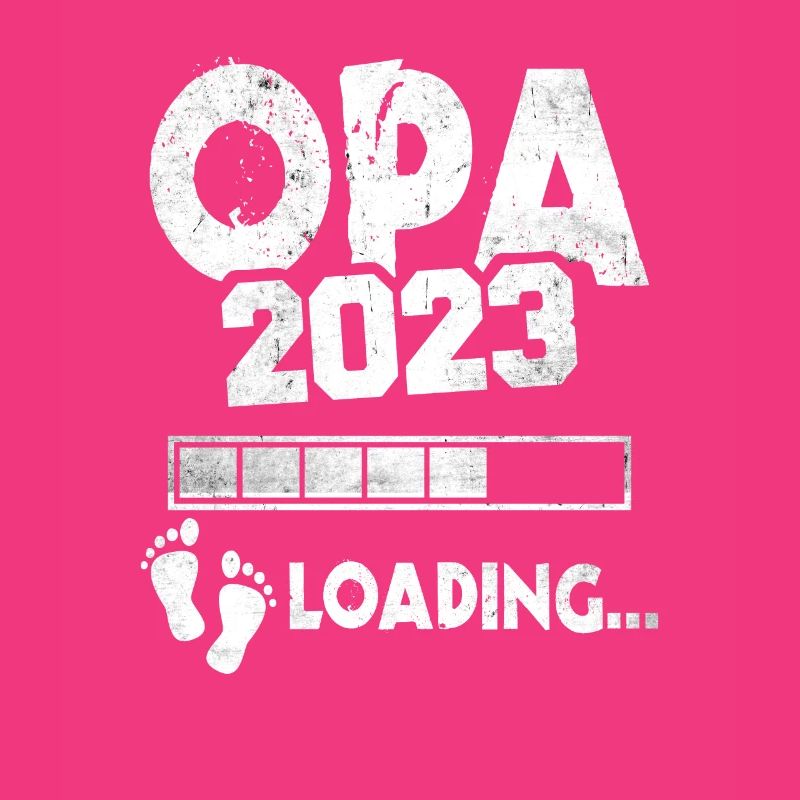 Werdender Opa 2023 Loading Nachwuchs Großvater