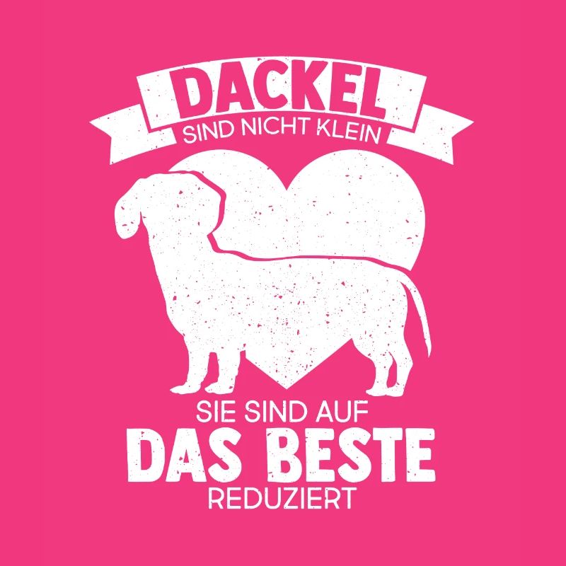 Dackel sind nicht klein, Sie sind auf das Beste Re