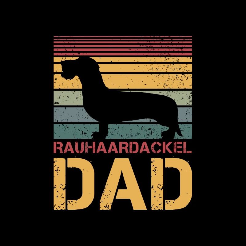 Rough-haired dachshund Dad