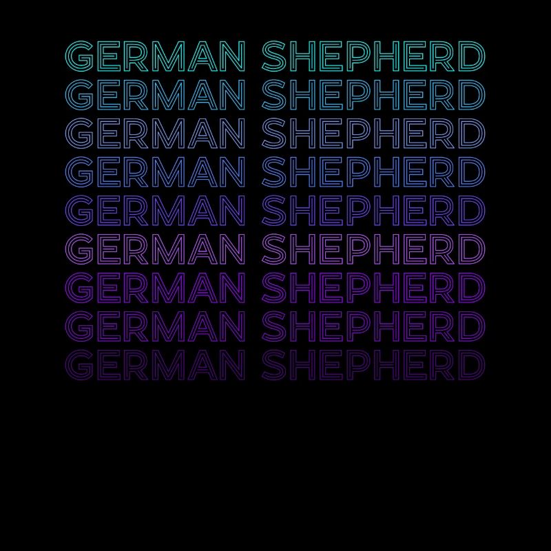Deutscher Schäferhund Retro