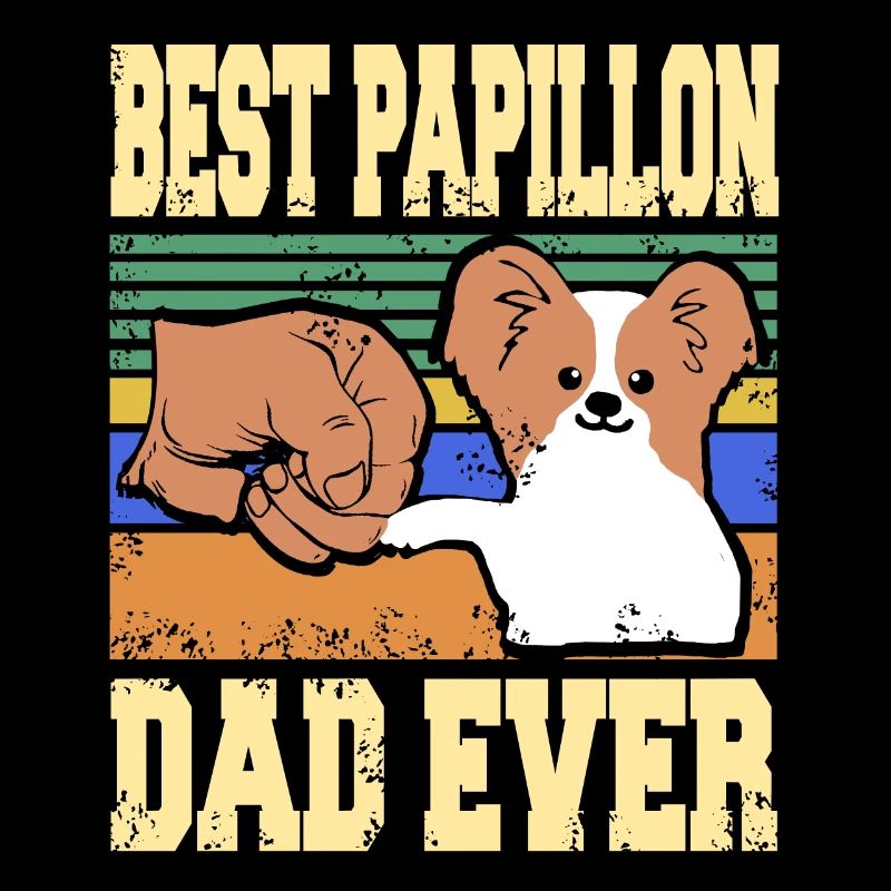 Meilleur Papillon Papa Ever Toy Spaniel