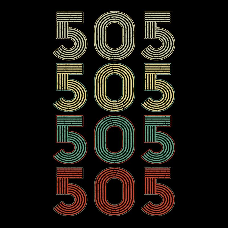 Retro America State Flag Area Code New Mexico