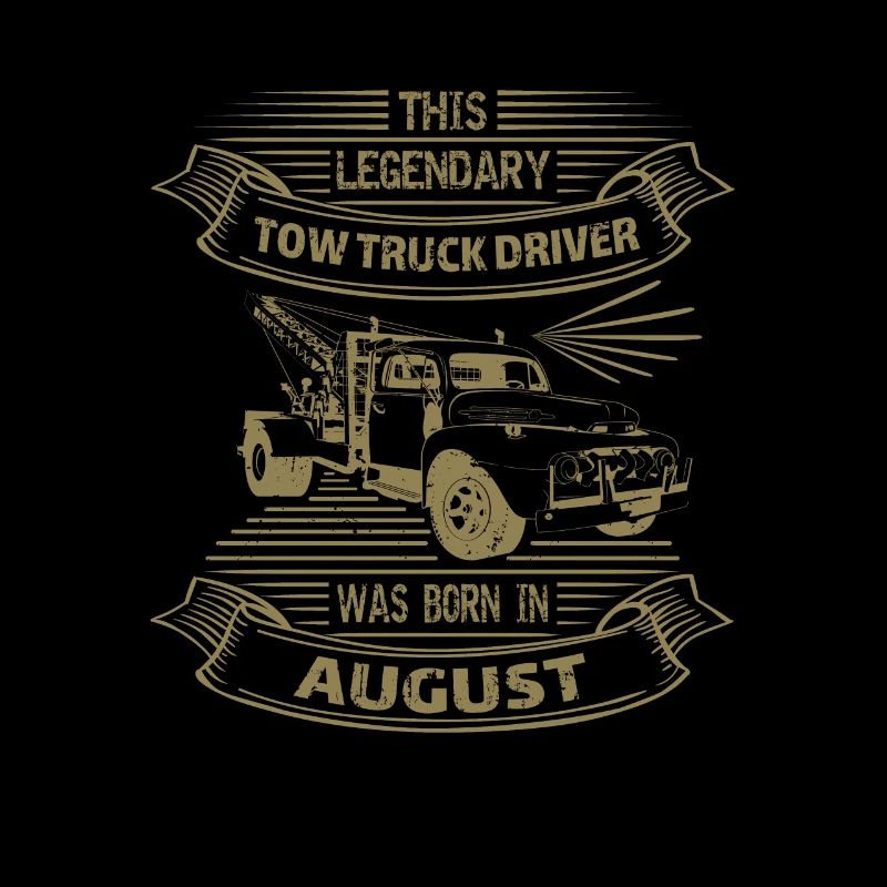 Abschlepper Abschleppwagenfahrer Geburtstag August