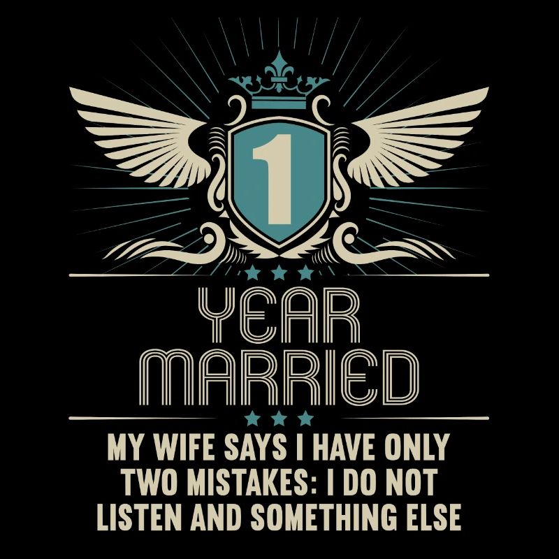 1 year married only 2 mistakes 1.Wedding anniversary