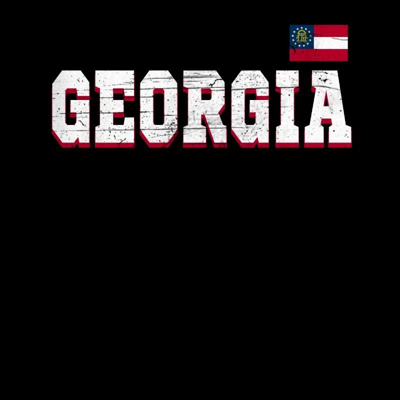 State Name America State Flag Georgia