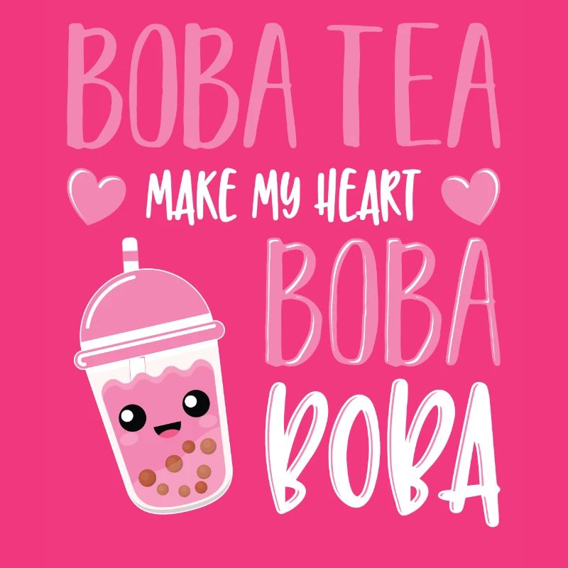 Powered By Tea Bubble Milk Tea Lovers Gift Idea