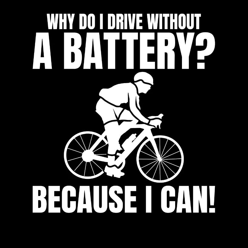 Why do I drive without a battery Anti E-Bike