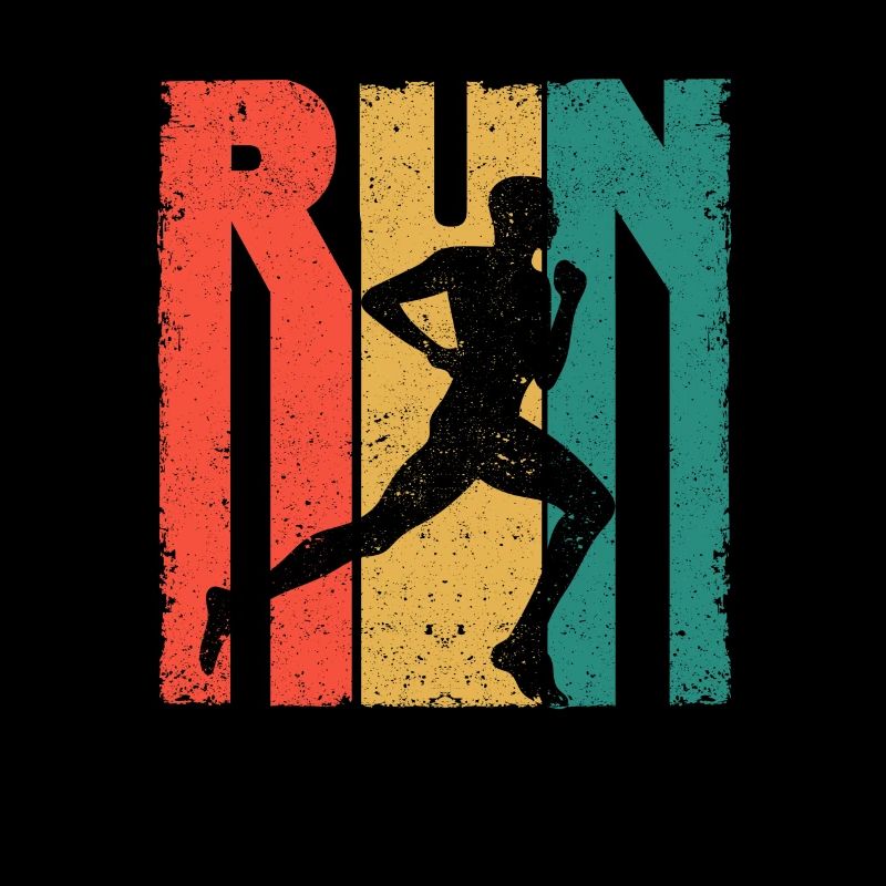 Running Retro Vintage Running Drôle Jogging Runner