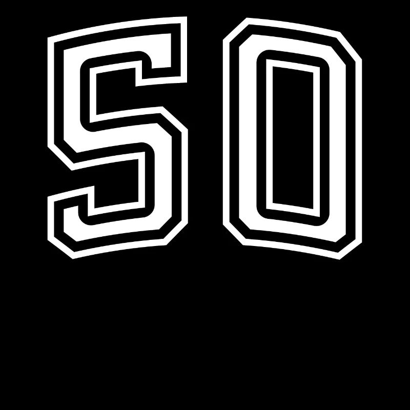 Number 50 White