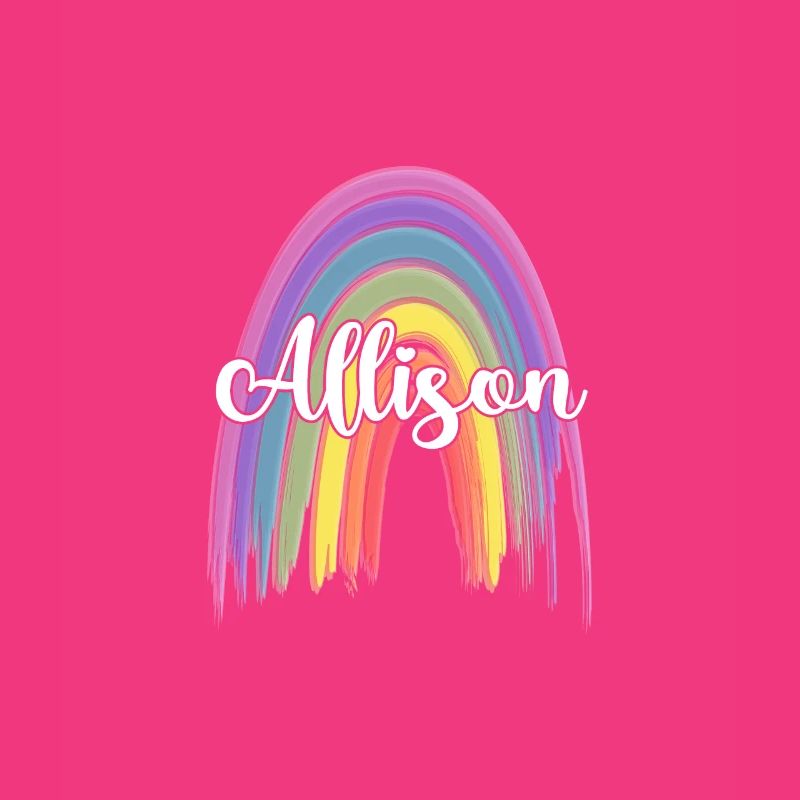 ALLISON Rainbow Cursive