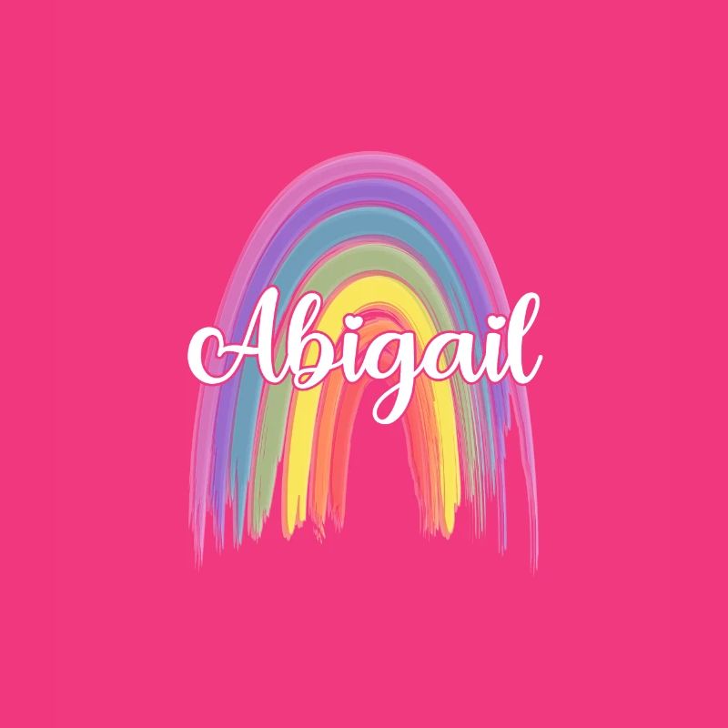 ABIGAIL Rainbow Cursive
