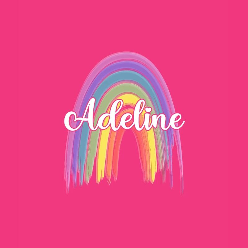 ADELINE Rainbow Cursive