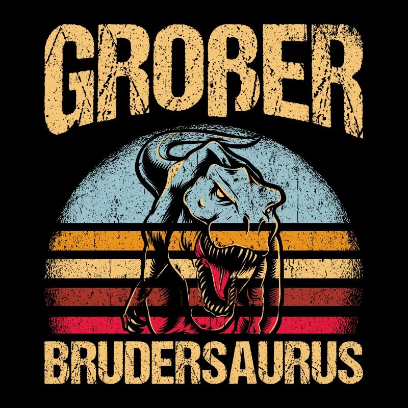 Großer Bruder Geschenk Brudersaurus T-Rex Dino