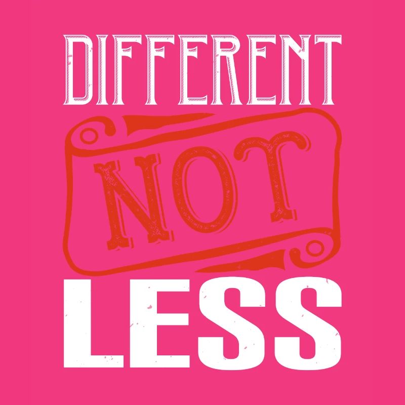 different not less