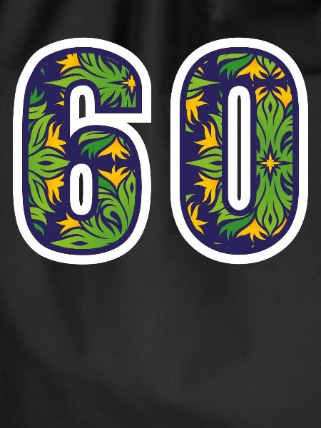 60 Number Green