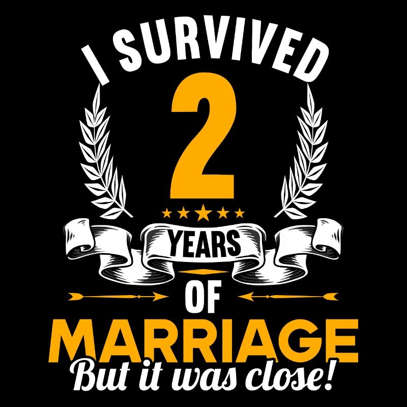Ich habe 2 Jahre Ehe überlebt 2.Hochzeitstag