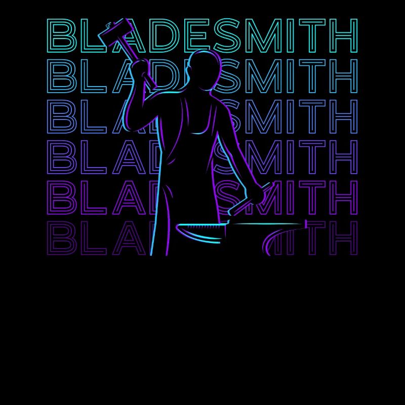 Blade Smith Forgeron Weaponsmith Retro Geschen