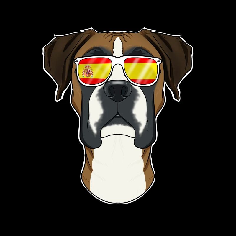 Boxer I Spain Sunglasses I Spanish Flag