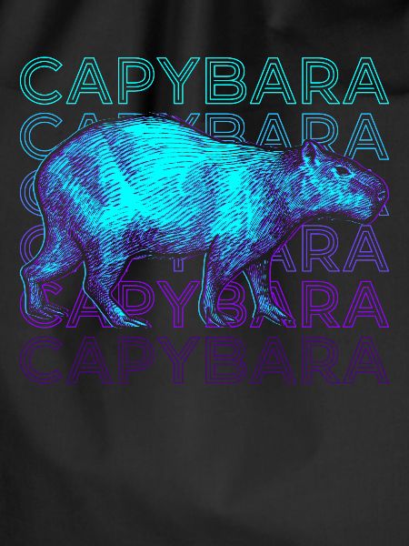 Capybara Retro Geschenk