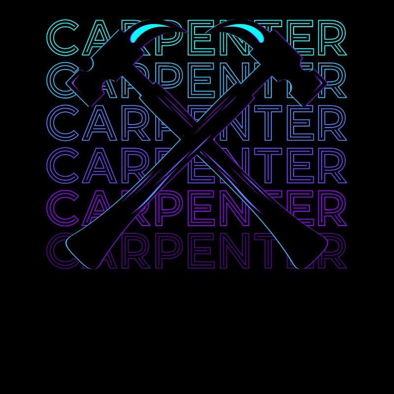 Carpenter Carpentry Retro Gift