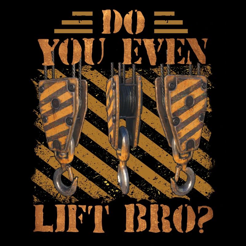 Funny Crane Operator Art