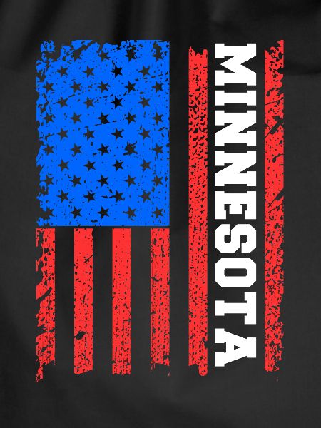 Minnesota Usa flag gift