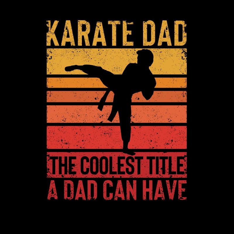 Funny Dad Martial Arts Daddy Lover Father's Day