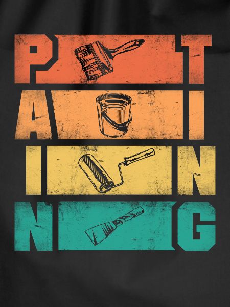 Painter Painting Silhouettes