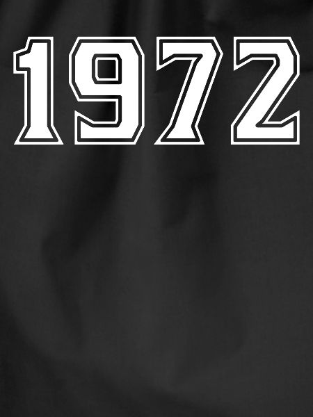 1972 Year in white