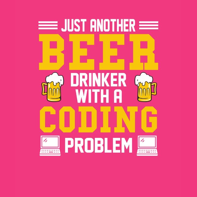 Coding Beer Programmer Coder Développeur