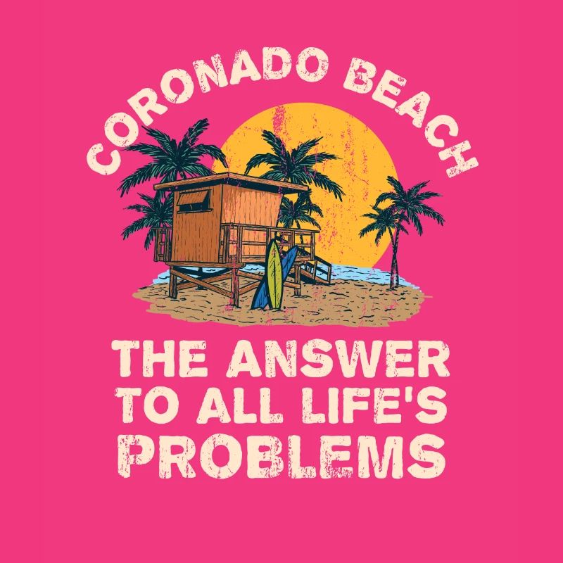 Coronado Beach Answer To All Life's Problems