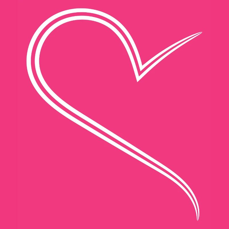 Simple Half Heart Way