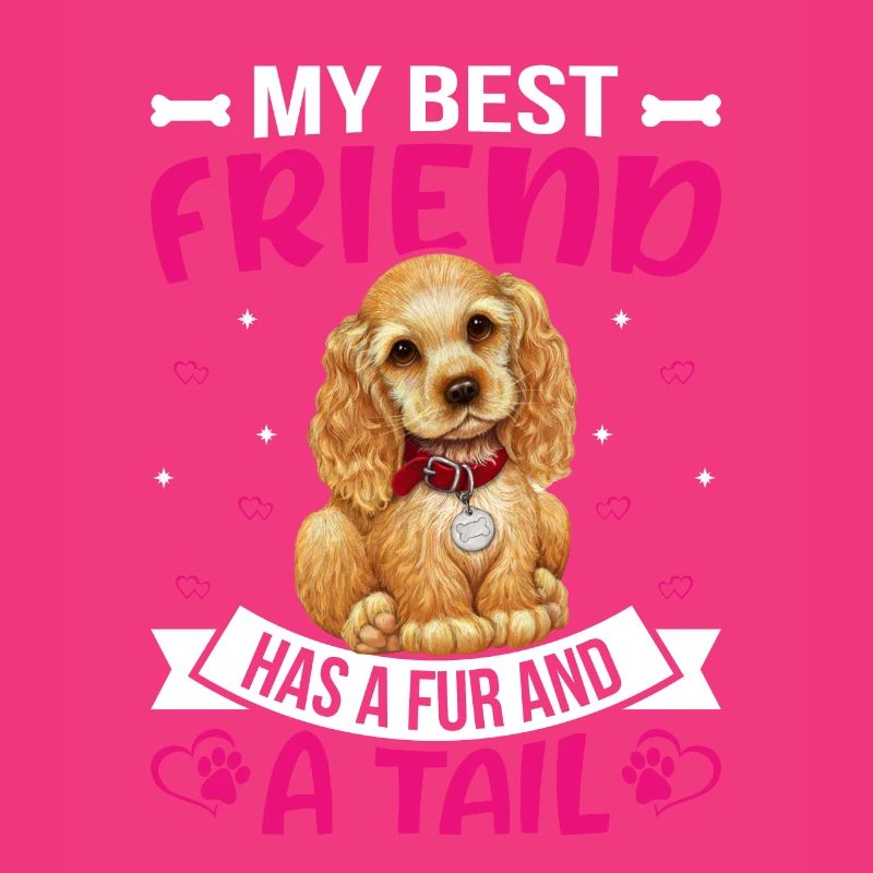 Cocker Spaniel Meilleur ami a de la fourrure et de la queue