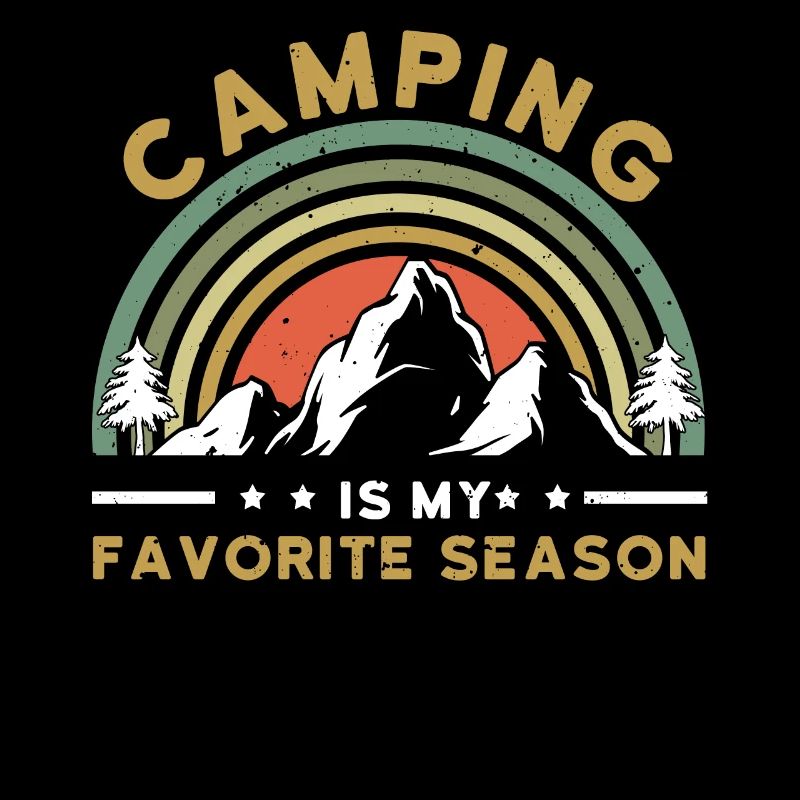Vintage Adventure Vacation Camp Camper Camping