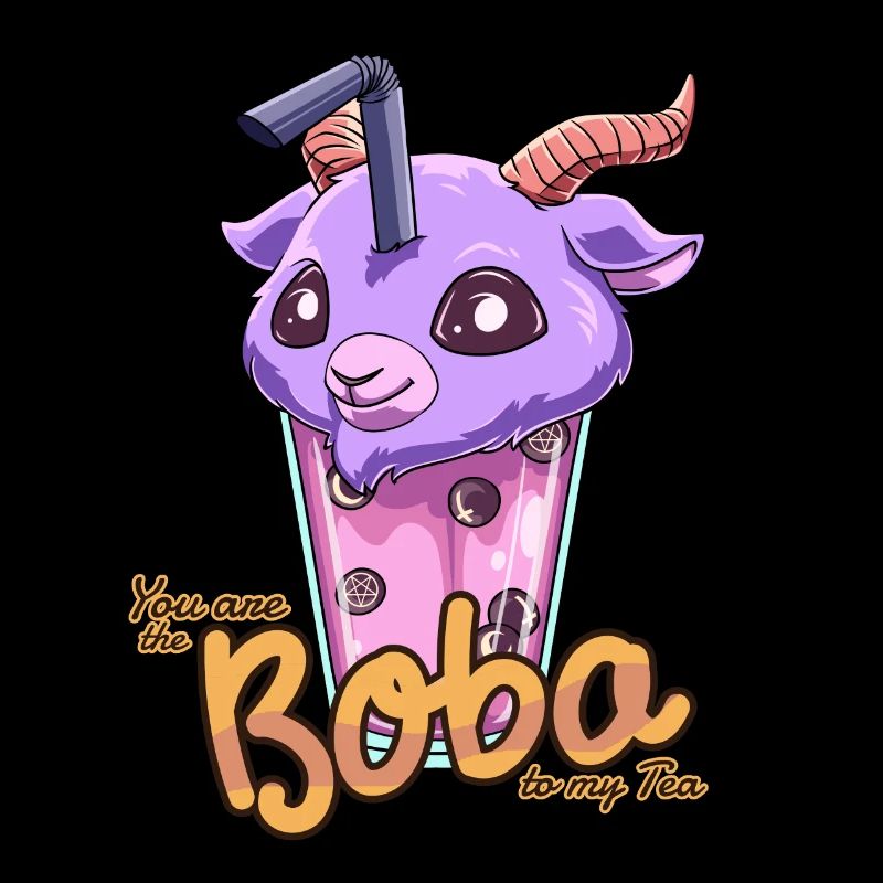 Bubble Tea Pastell Goth Style - Kawaii Bubble Tea