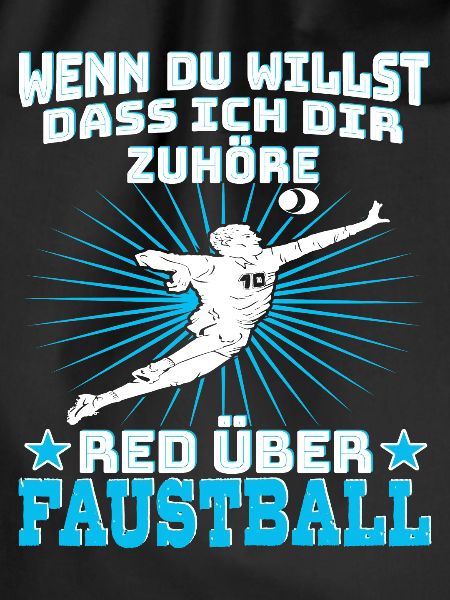 Faustball Fistball Rede über Faustball