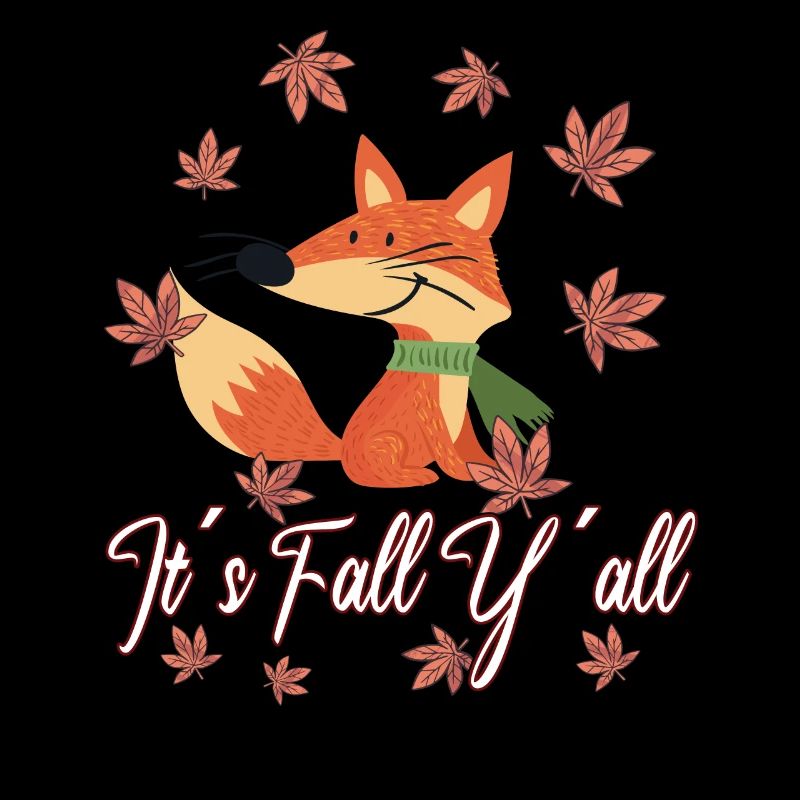 Dear Fox Thanksgiving Autumn