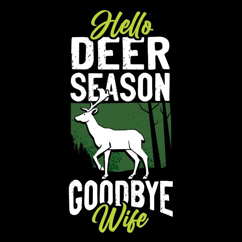 Buck Deer Hunting Hunter Husband